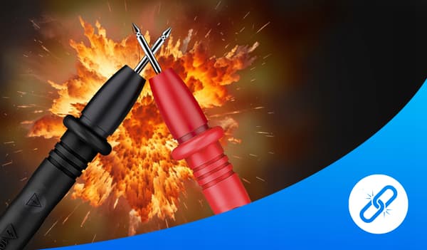 KABLAR FÖR STRÖMMULTIMETER MÄTKABLAR 10A LÅNGA + PLUGGAR