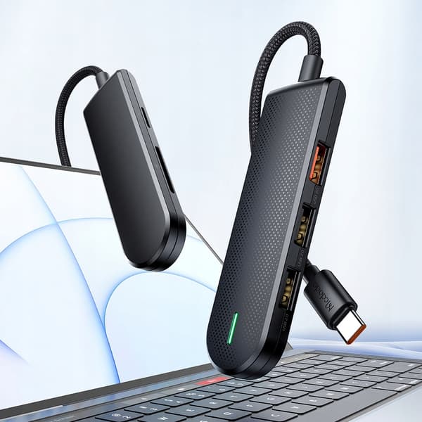MCDODO USB-C HUB -SOVITIN JAKAJA 3X USB SD/TF