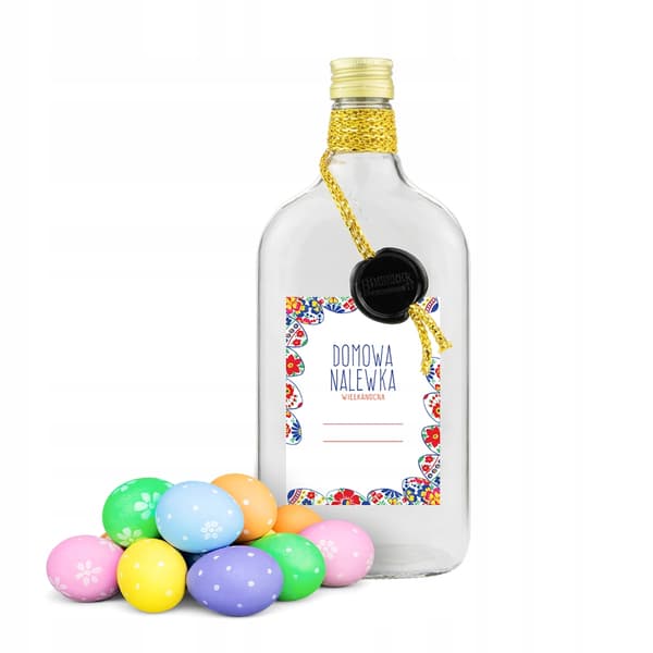 10x KLASSISKE 500ml flasker med pynt til likører
