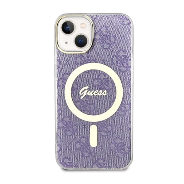 Guess 4G MagSafe - iPhone 14 cover (lilla)
