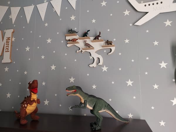 T-Rex-ställ för djurfigurer och annat