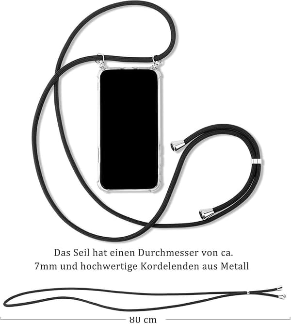 IPHONE 13 PRO MAX SKAL SVART ARMBAND