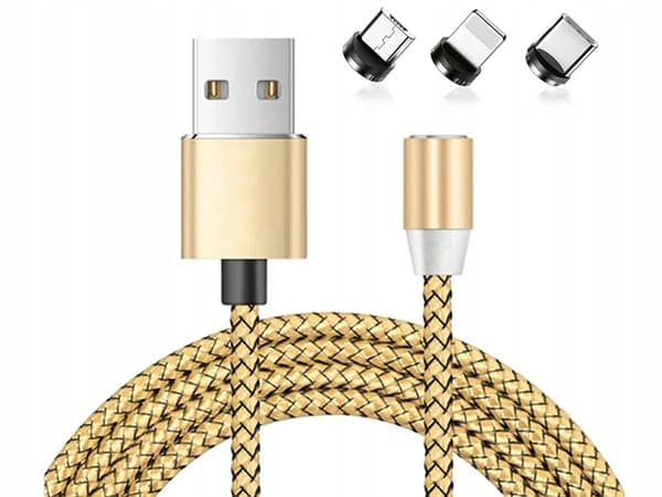MAGNETINEN USB-KAAPELI KULTAINEN (200) GAB_A