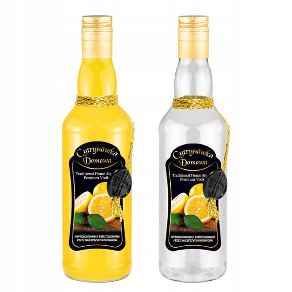 Monopoly koristeltu pullo 500ml KOTITEKOINEN SITRUUNAKASVIS