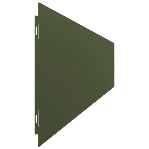 vidaXL græskant 10 stk. olivengrøn 15x103 cm