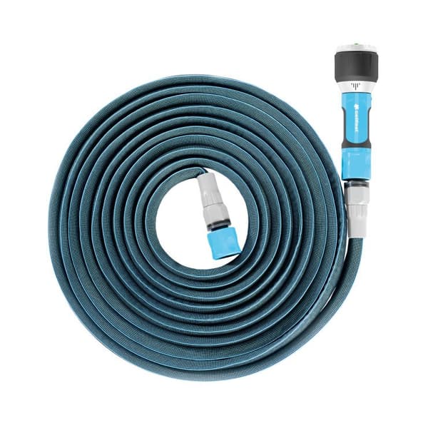 SET MED LÄNG SLANG 7,5 - 15 m ZIGZAG MED KOPPLINGAR + SPRINKLER