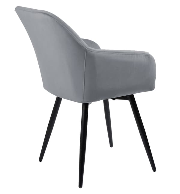ESMO verhoiltu pyörivä tuoli, velour, harmaa