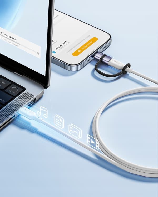 INNOSTYLE ADAPTER USB-C USB TYP C TILL LIGHTNING IPHONE 15 16 17