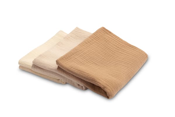 MUSLINBLÖJA, ENFÄRG, BRUN (Förpackning - 3 st)