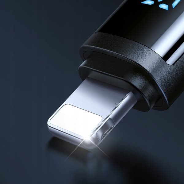 MCDODO Laddkabel USB-C Blixtsnabb Laddning för iPhone 1M LED