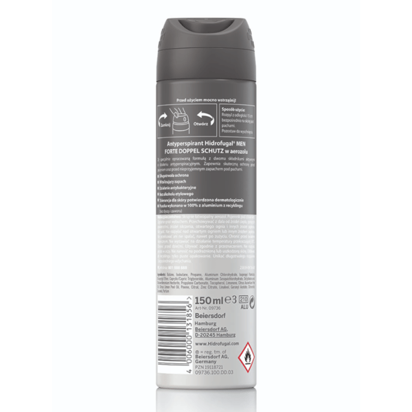 Hidrofugal Men Doppel Schutz antiperspirantti suihke 150ml