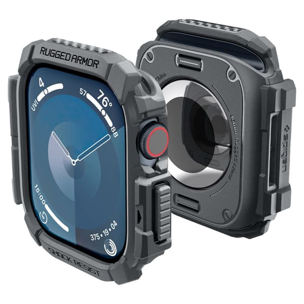 SPIGEN RUGGED ARMOR APPLE WATCH 10 (46 MM) MÖRKGRÅ
