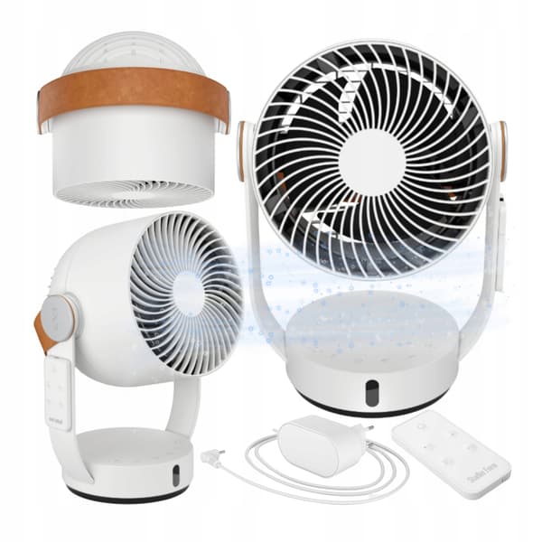 LEO STADLER FORM BORDVENTILATOR HVID 3D OSCILLATIVENTILATOR