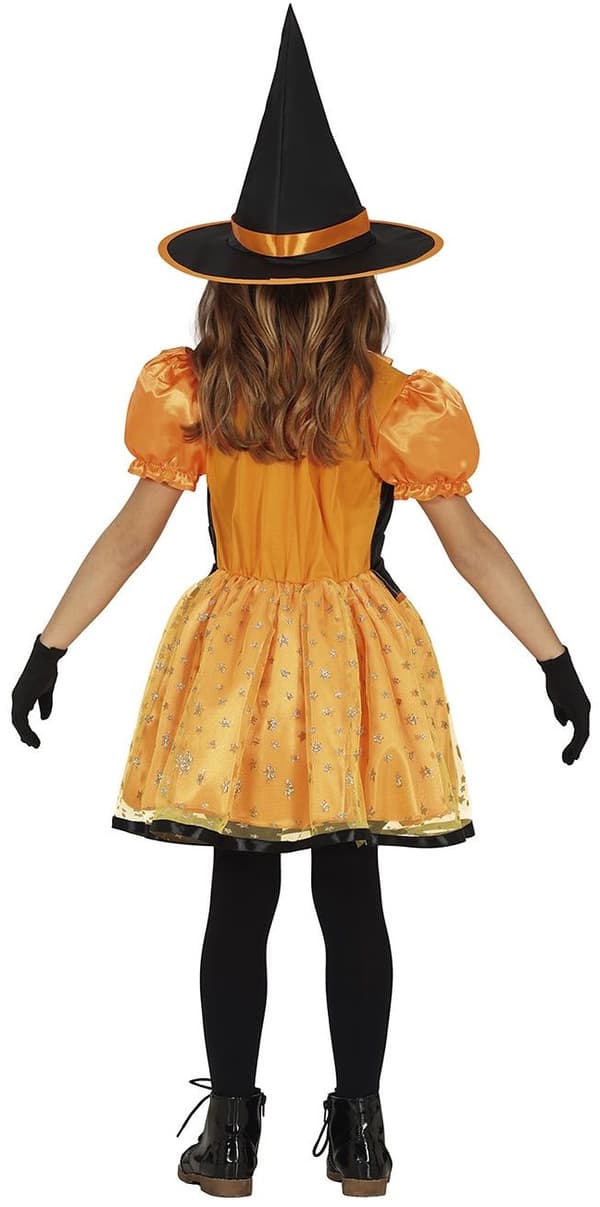 Glitter HEKS Kostume Heks 3-4 år gammel