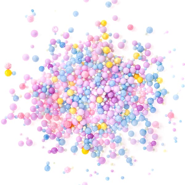 Styroksipallot Värikäs pastelli 8g
