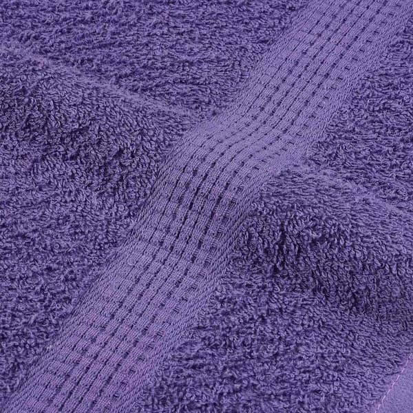 vidaXL Handdukar, 10 st, Lila, 100x200 cm, 100% bomull