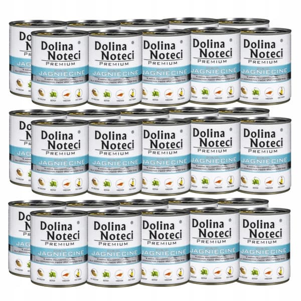 Vådfoder til hunde Dolina Noteci Lam 30x800g