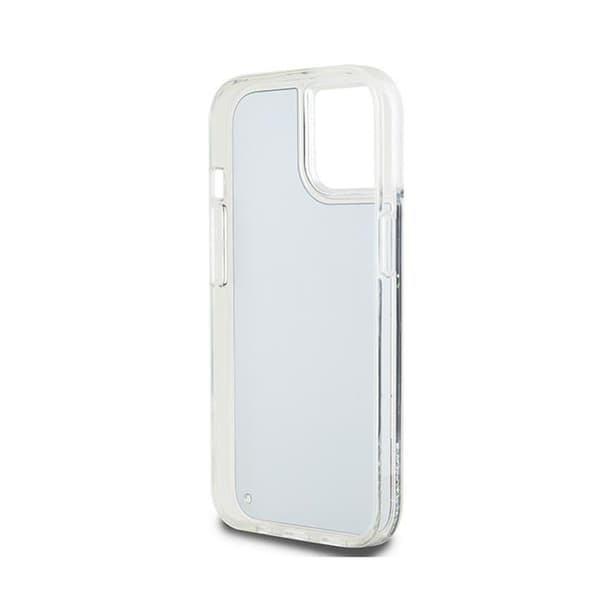 DKNY Liquid Glitter Stor Logotyp - iPhone 15 Plus / 14 Plus Skal (Svart)