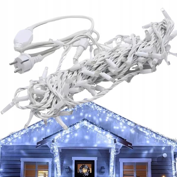 Julgransbelysning 500 LED 20 m kallvit