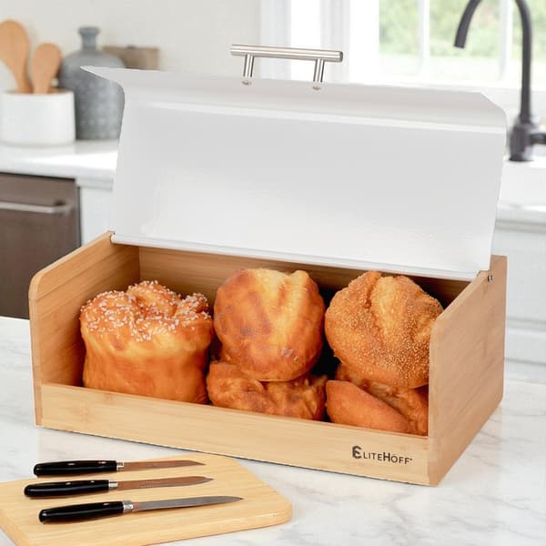 BAMBU LEIPÄLAATIKKO LEIPÄRASIA E-6068 VALKOINEN