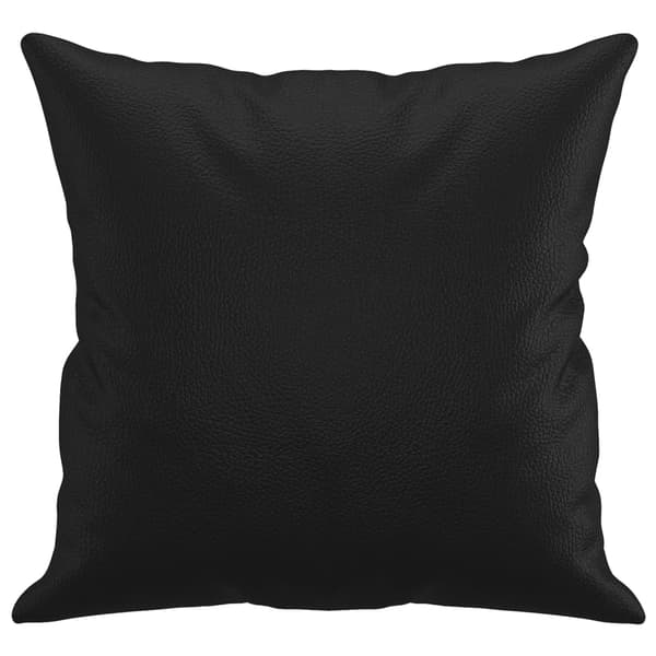 vidaXL hynder, 2 stk., sort, 40x40 cm, kunstlæder