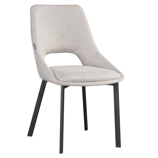 LUMO klädd fåtölj, beige tyg