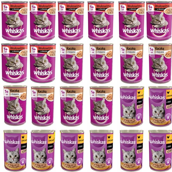 Whiskas MIX OF FLAVORS vådfoder til katte 24 x 400 g