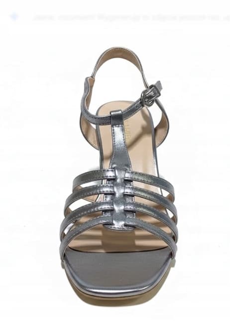 Anna Field metalliska högklackta sandaler strl 38