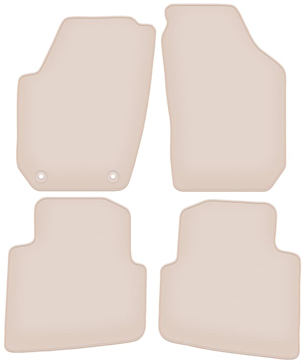 Premium beige måtter til Skoda Praktik kombivan 2006-2015