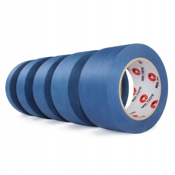 Stark blå maskeringstejp 48mm 50M papper UV30 billig