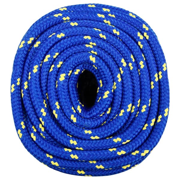 vidaXL Segelrep, Blå, 18 mm, 100 m, Polypropylen