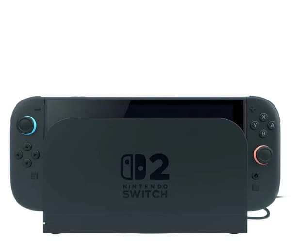 Nintendo Switch 2 Sort Konsol + Mario Kart World (Download) Sort