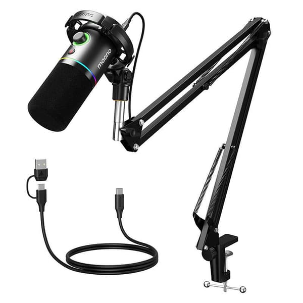 Maono PD200XS Dynamisk Mikrofon (Sort)
