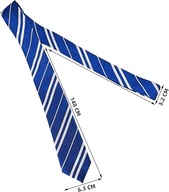 Herreslips, marineblå, stribet, smal, elegant, stribet