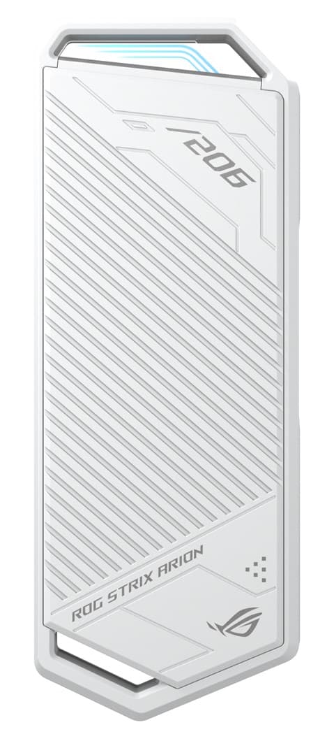 ASUS ROG STRIX ARION Valkoinen kiintolevykotelo