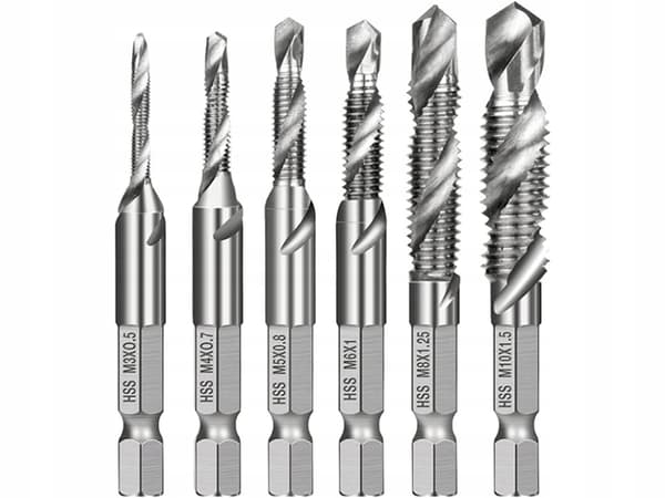 Borer HSS 6 stk (200)