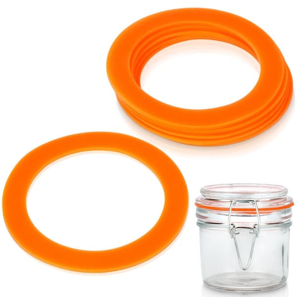 Silikonpackningar till burkar 6 st