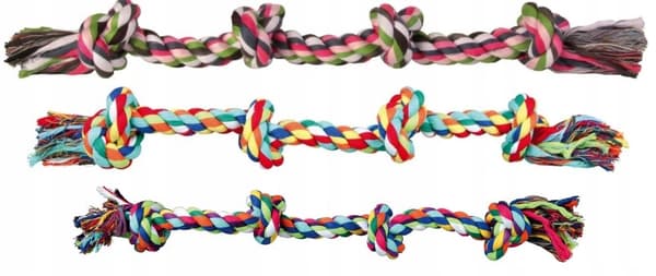 Trixie värikäs köysi koiranlelu 54 cm