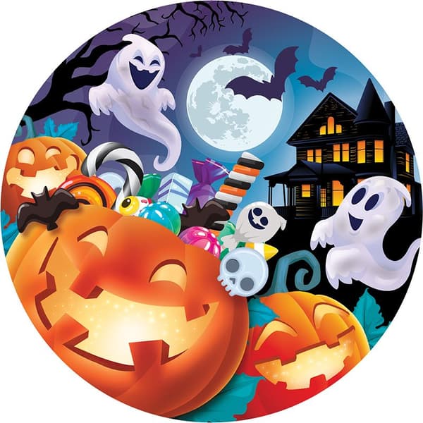 HALLOWEEN Papperstallrikar Pumpor 23cm 6 st.