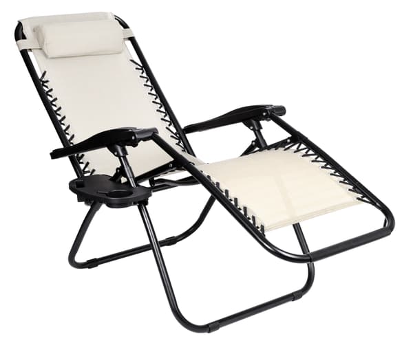 Orion Zero Gravity trädgårdsstol, ljusbeige