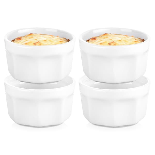 Porcelæns snacksskåle 6 cm, 40 ml, 4 stk.