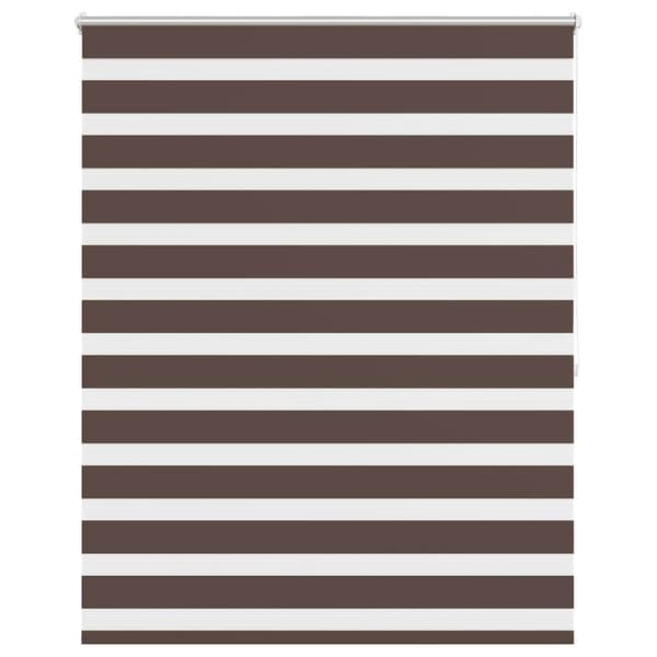 Zebra rullegardin 140 x 175 cm kaffe