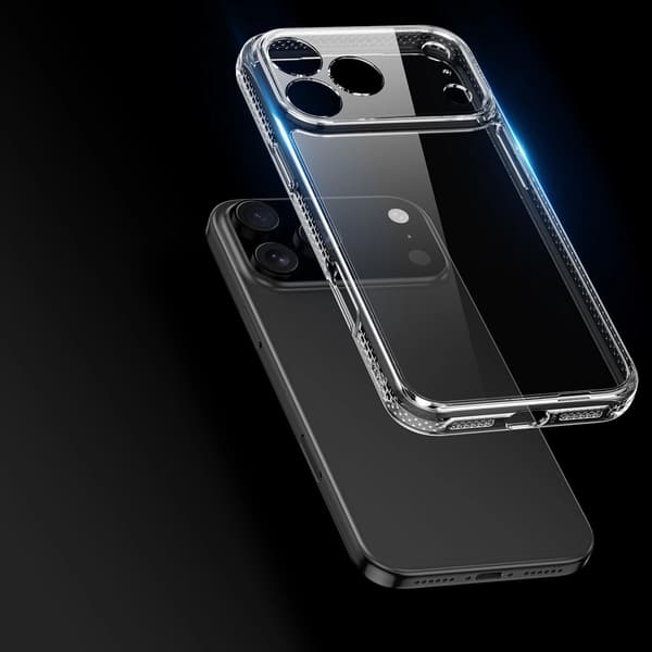 Dux Ducis Clin Suojakuori iPhone 17 Prolle - Läpinäkyvä
