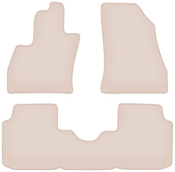 Bilmåtter PREMIUM beige til Fiat 500L minivan 2012-