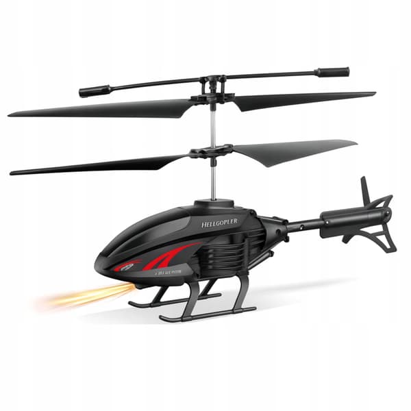 Fjernstyret helikopter med solid fjernstyret LED-lys til børnelegetøj