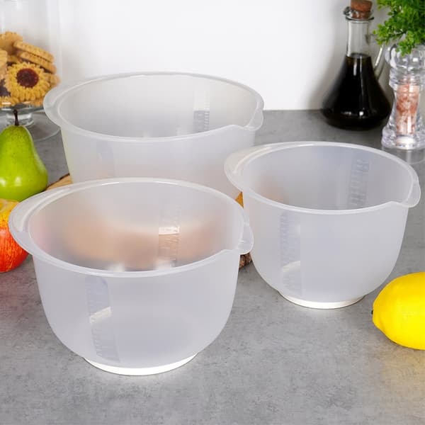 Mixningsbål med mätkopp 1,5 / 2 / 2,5 l 3 st
