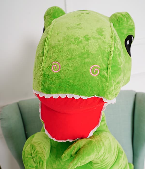 Dinosaurie Edi 60cm - grön