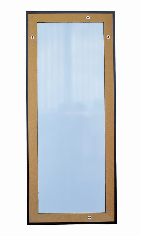 Spejlprofil 70/15, udvendige mål 50x120 cm, Sort
