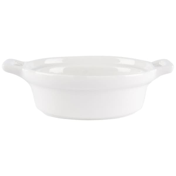 Vita porslinsbakskålar 120 ml 3 st