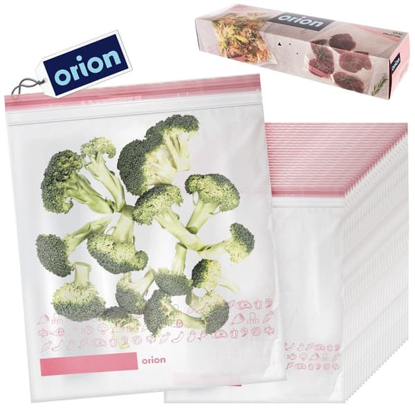Ziplock-påsar för mat 34x27 cm 25 st
